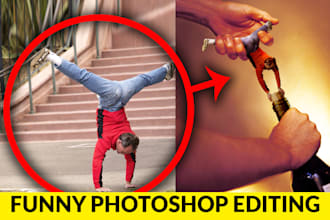 create creative and funny photoshop editing