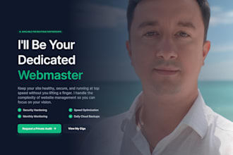 be your joomla or wordpress webmaster remote website manager