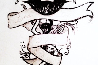 design and illustrate a custom tattoo