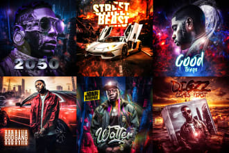 do cover art designs for mixtapes and albums