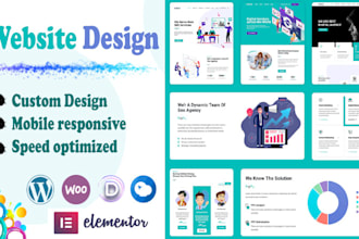 make website design and develop wordpress website and blog