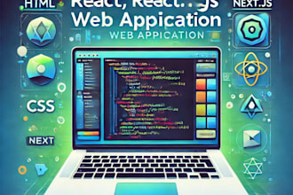 write script in html, css, javascript, react next js web application
