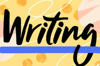 write medical health and education related topics