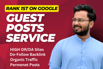 publish article 20 high da guest post sites with dofollow link