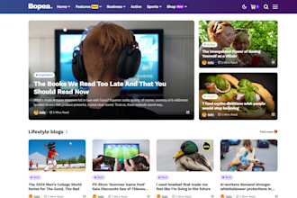 design a mobile responsive newspaper website