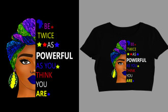 do trendy t shirt design for you