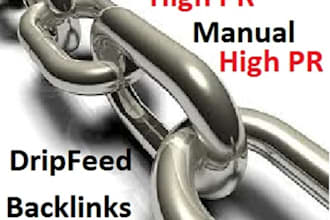 manual Drip Feed 30 High PR Backlinks, create rss of URLs, Submitt to rss sites