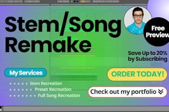 remake your song or individual stem