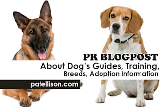 review your site or product on my PR0 Dog Lover blog, it will boost your serp on google
