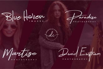 do 3 photography watermarks or handwritten signature logo in 24hr