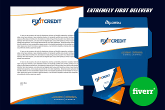 design letterhead, stationery or business card