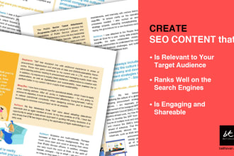 write an SEO optimised article