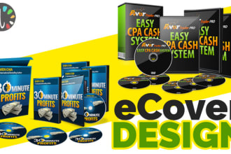design attractive ecover bundle, book cover and digital screens