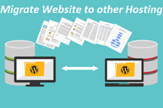 migrate joomla or wordpress to a new hosting in 24h