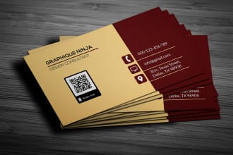 create amazing business card within  short time