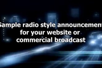 record a 30 second mp3 voice over in mp3 and make your business shine