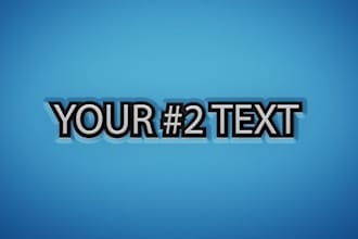 create this promo2 video with your text