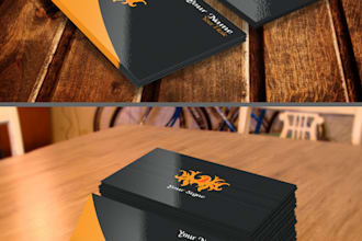 make stylish, modern and professional business card