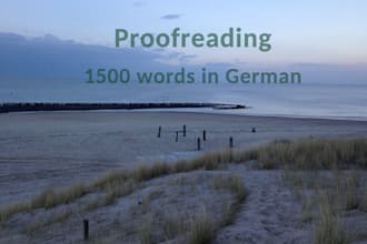 proofread your german text