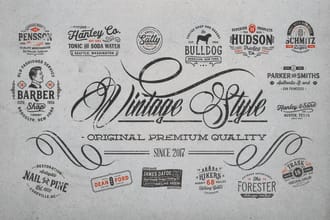 design a classic vintage logo