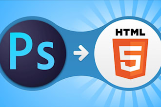 convert psd design to responsive HTML