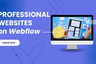 create a webflow website that is modern and professional