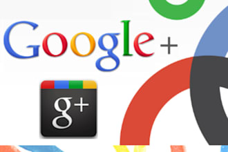 give to you 300+ Real CIRCLES to your Google plus page