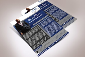 design professional speaker one sheet, epk, media kit, press kit