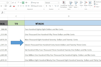 type numbers to words