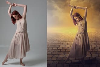 do photoshop editing and rendering