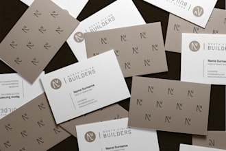 create a minimalist business card design