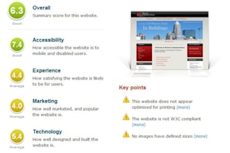 perform a technical website analysis for up to 5 pages