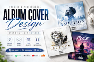 design professional mixtape cover design or album cover art