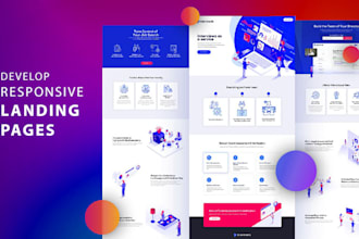 develop modern landing pages
