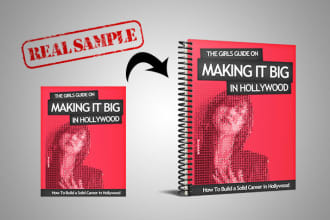 convert your 2d cover into 3d notebook or workbook spiral mockup