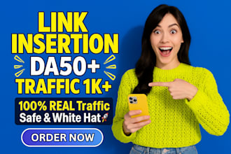 do 10 link insertion, curated links on high da,dr 30 authority blogs