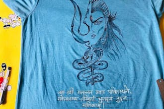 create a custom tshirt design for you