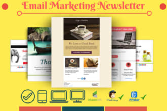 design responsive email newsletter templates for mailchimp