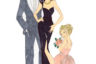 provide a sketch of yourself