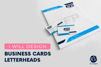 do a professional stationery designs