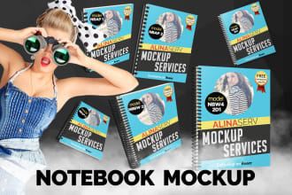do a 3d notebook mockup