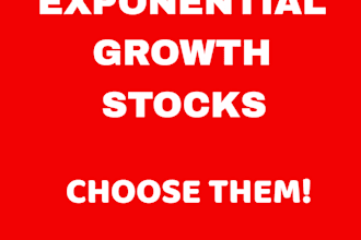 show how I select and trade exponential growth stocks in US market