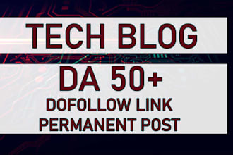 do guest post on high quality tech blog