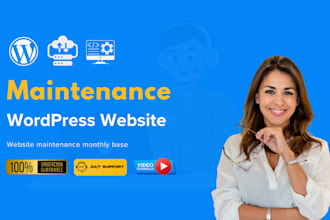 provide wordpress website maintenance support help