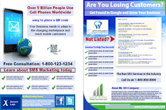 give you 21 easy to edit flyers / brochures