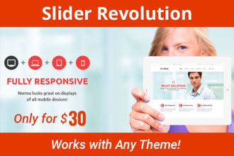 create or fix revolution slider in wp within 10 hours