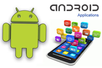 be your android developer for android app development, reskin, and bug fixing