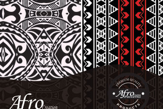 design tribal seamless textile pattern print