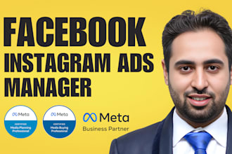 be your expert meta facebook instagram ads campaign manager