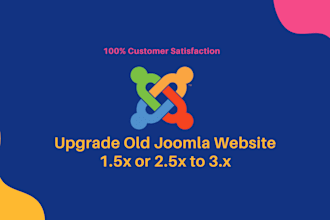 upgrade your old joomla website to latest joomla version